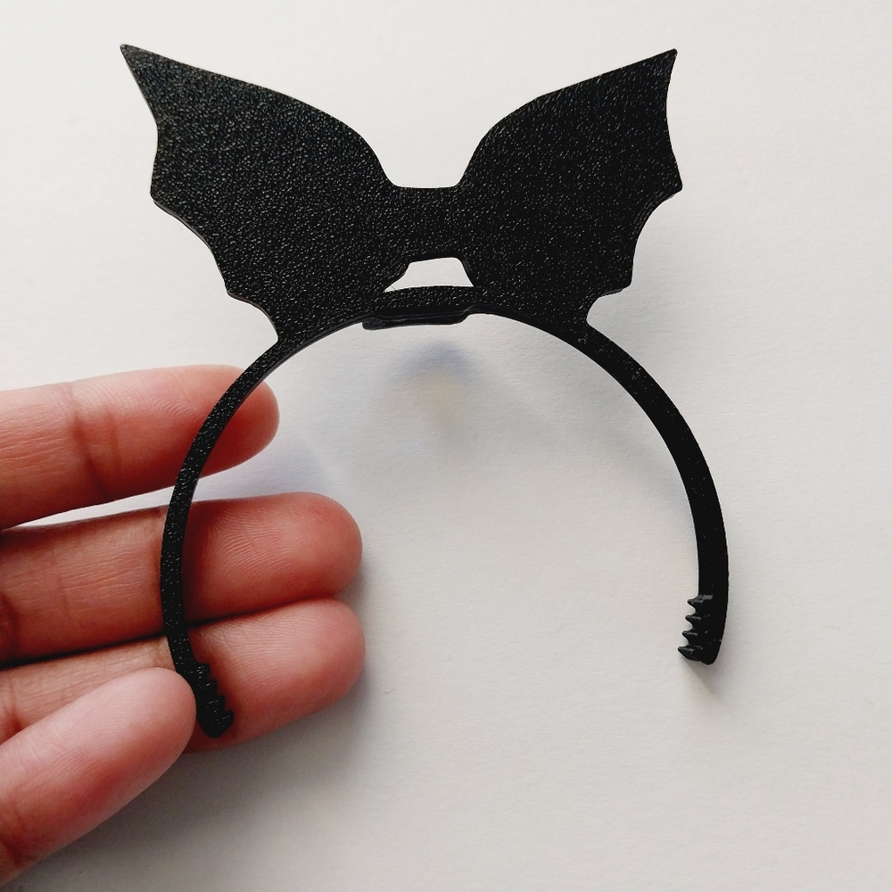 Labubu Accessories Black Bat Wing Headband